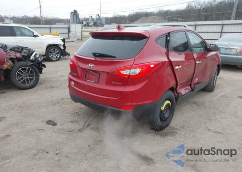 2014 Hyundai Tucson Limited z USA, uszkodzony, nr VIN KM8JU3AG0EU843732